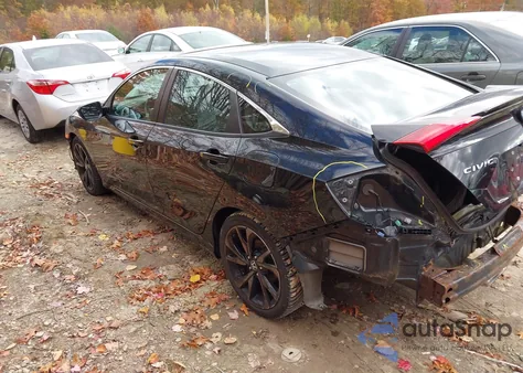 2019 Honda Civic Sport from USA, damaged, VIN 2HGFC2F86KH504725